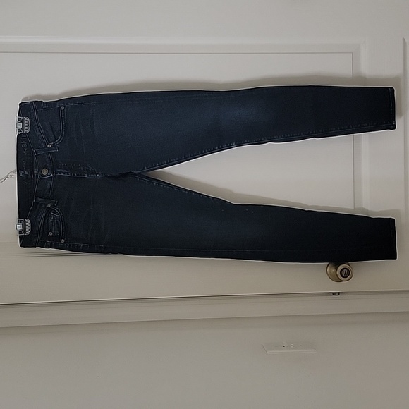7 For All Mankind, The Skinny Dark Wash Blue Jeans.  Size 28, GUC - Picture 9 of 13